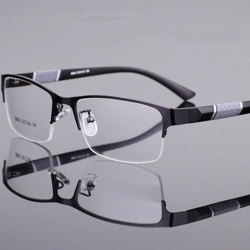 Myopia glasses man