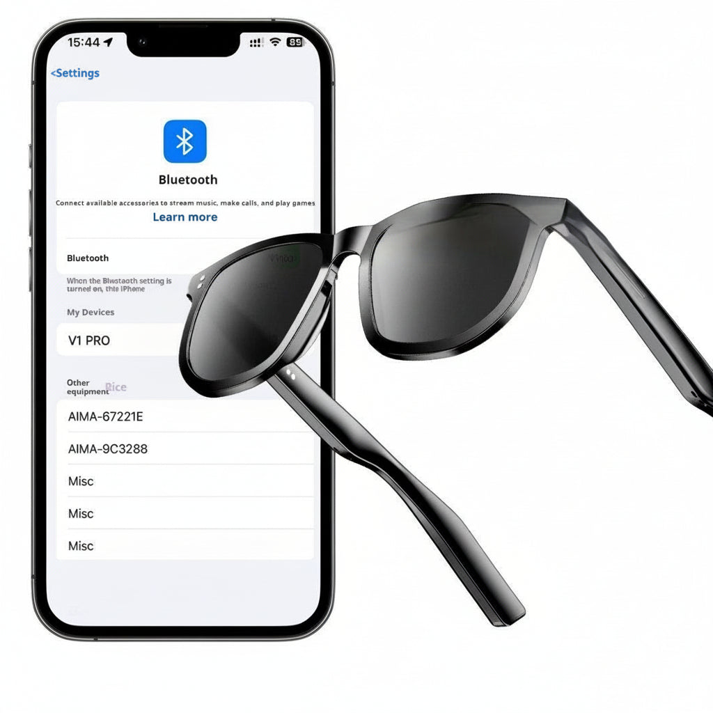 AI Smart Glasses Call Wireless Bluetooth Audio Sunglasses