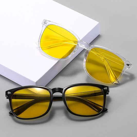 Retro Plain Glasses Women's Anti-blue Ray Glasses