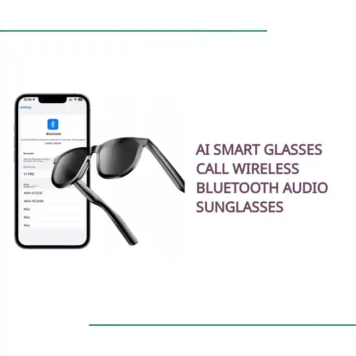 AI Smart Glasses Call Wireless Bluetooth Audio Sunglasses by@Outfy