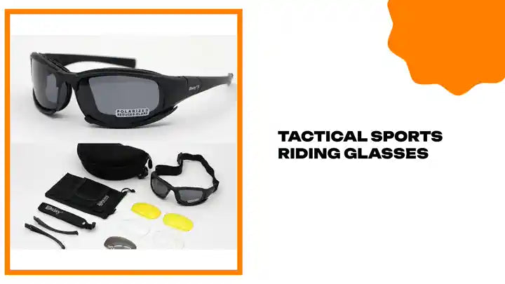Tactical sports riding glasses by@Outfy