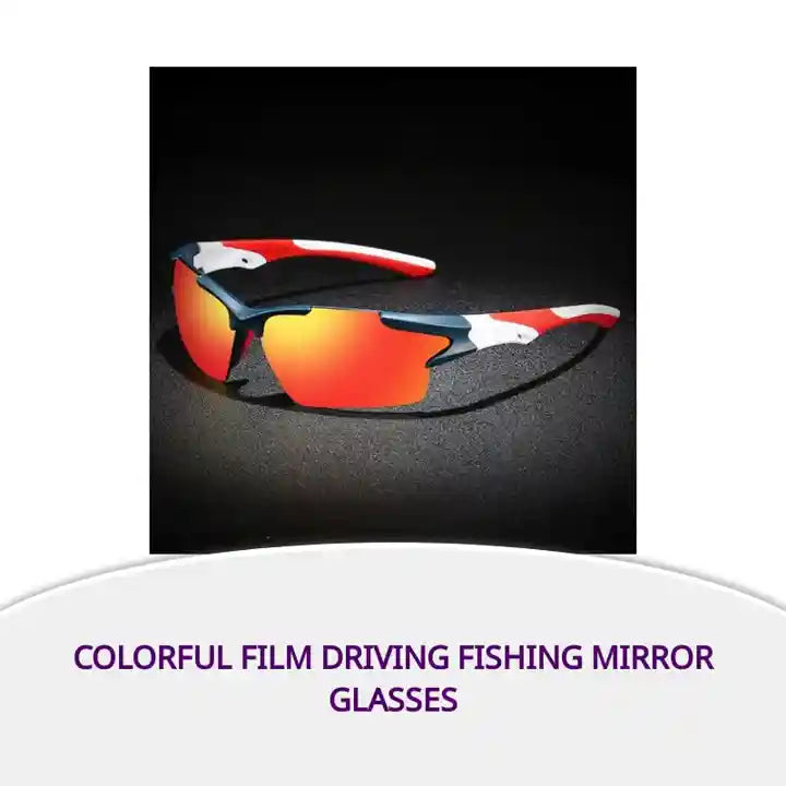Colorful Film Driving Fishing Mirror Glasses by@Outfy